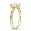 Thumbnail Image 2 of Opal & Diamond Accent Ring 10K Yellow Gold