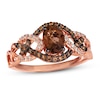 Thumbnail Image 1 of Le Vian Chocolate Quartz Ring 1/4 ct tw Diamonds 14K Rose Gold