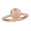 Thumbnail Image 0 of Le Vian Morganite Ring 1/3 ct tw Diamonds 14K Strawberry Gold