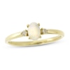 Opal & Diamond Ring 1/20 ct tw 10K Yellow Gold