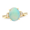 Thumbnail Image 0 of Opal & Diamond Ring 1/4 ct tw 10K Yellow Gold