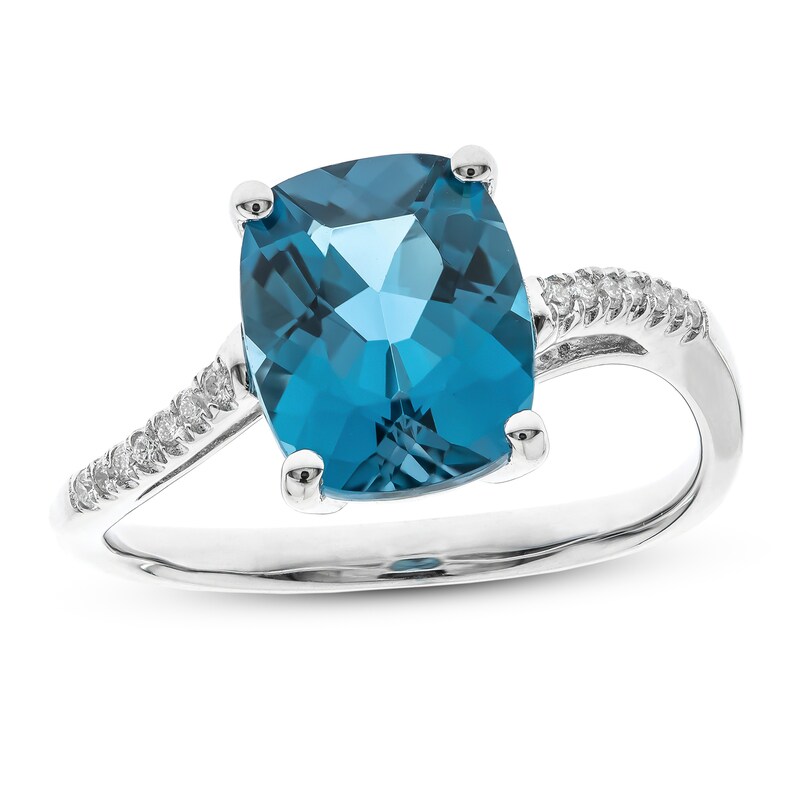 Blue topaz rings silver stacking rings handmade UK london blue topaz rings Blue topaz rings silver stacking rings handmade UK london blue topaz rings