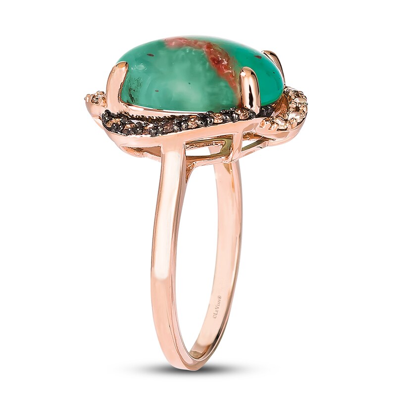 Main Image 2 of Le Vian Aquaprase Ring 1/5 ct tw Diamonds 14K Strawberry Gold