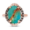 Thumbnail Image 3 of Le Vian Aquaprase Ring 1/5 ct tw Diamonds 14K Strawberry Gold