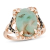 Le Vian Aquaprase & Diamond Ring 1/4 ct tw 14K Strawberry Gold