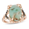 Thumbnail Image 1 of Le Vian Aquaprase & Diamond Ring 1/4 ct tw 14K Strawberry Gold