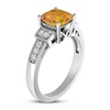 Thumbnail Image 3 of Citrine & White Topaz Ring Sterling Silver