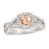 Thumbnail Image 1 of Le Vian Morganite Ring 3/8 ct tw Diamonds 14K Vanilla Gold