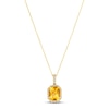 Thumbnail Image 0 of Le Vian Citrine Necklace 1/6 ct tw Diamonds 14K Honey Gold 18"