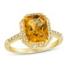 Thumbnail Image 1 of Le Vian Citrine Ring 1/6 ct tw Diamonds 14K Honey Gold
