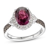 Thumbnail Image 1 of Le Vian Rhodolite Ring 1/3 ct tw Diamonds 14K Vanilla Gold