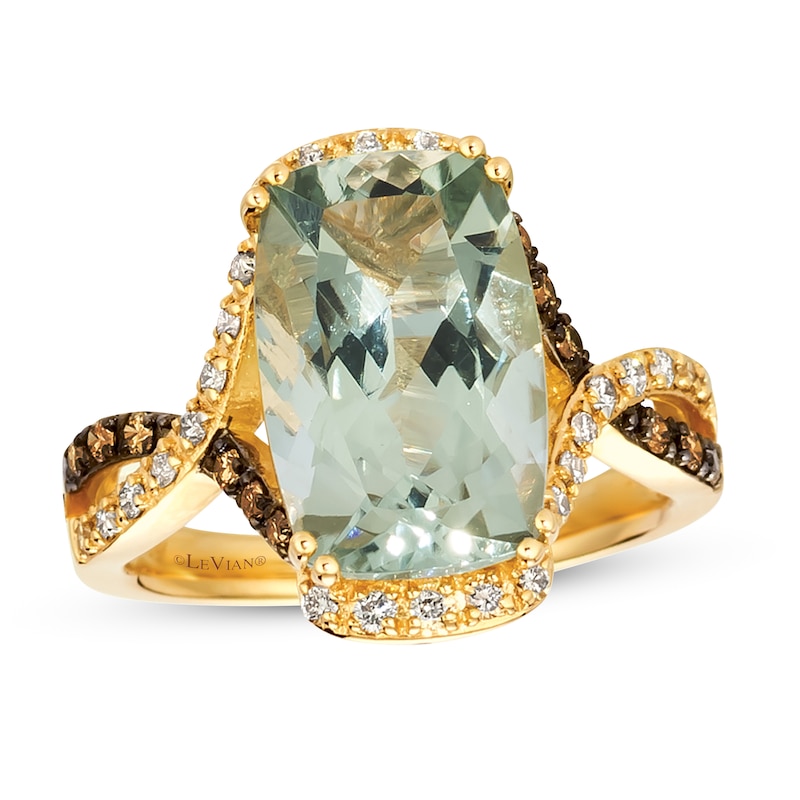 Main Image 1 of Le Vian Quartz Ring 1/3 ct tw Diamonds 14K Honey Gold
