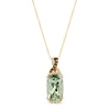 Thumbnail Image 1 of Le Vian Quartz Necklace 1/6 ct tw Diamonds 14K Honey Gold 18&quot;