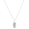 Thumbnail Image 3 of Le Vian Quartz Owl Necklace 1/15 ct tw Diamonds 14K Vanilla Gold 18&quot;