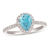 Thumbnail Image 0 of Le Vian Aquamarine Ring 1/3 ct tw Diamonds 14K Vanilla Gold