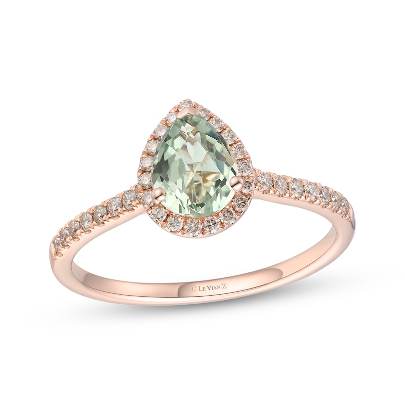 Main Image 1 of Le Vian Quartz Ring 1/3 ct to Diamonds 14K Strawberry Gold