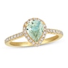 Thumbnail Image 0 of Le Vian Quartz & Diamond Ring 1/3 ct tw 14K Honey Gold