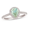Thumbnail Image 1 of Le Vian Quartz & Diamond Ring 1/3 ct tw 14K Vanilla Gold
