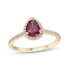 Thumbnail Image 1 of Le Vian Rhodolite & Diamond Ring 1/3 ct tw 14K Honey Gold