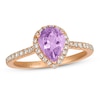 Thumbnail Image 0 of Le Vian Amethyst & Diamond Ring 1/3 ct tw 14K Strawberry Gold