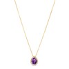 Thumbnail Image 1 of Le Vian Amethyst & Diamond Necklace 1/8 ct tw 14K Honey Gold 18&quot;