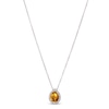 Thumbnail Image 0 of Le Vian Citrine & Diamond Necklace 1/8 ct tw 14K Vanilla Gold 18"