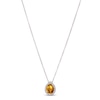 Thumbnail Image 1 of Le Vian Citrine & Diamond Necklace 1/8 ct tw 14K Vanilla Gold 18&quot;