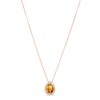 Thumbnail Image 1 of Le Vian Citrine & Diamond Necklace 1/8 ct tw 14K Strawberry Gold 18&quot;