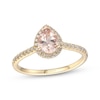 Thumbnail Image 0 of Le Vian Morganite & Diamond Ring 1/3 ct tw 14K Honey Gold