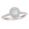 Thumbnail Image 0 of Le Vian Opal & Diamond Ring 1/3 ct tw 14K Vanilla Gold