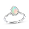 Thumbnail Image 1 of Le Vian Opal & Diamond Ring 1/3 ct tw 14K Vanilla Gold