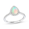 Thumbnail Image 0 of Le Vian Opal & Diamond Ring 1/3 ct tw 14K Vanilla Gold