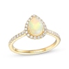 Thumbnail Image 0 of Le Vian Opal & Diamond Ring 1/3 ct tw 14K Honey Gold