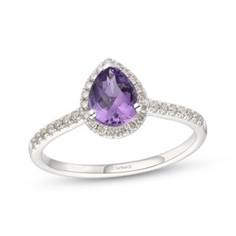Le Vian Amethyst & Diamond Ring 1/3 ct tw 14K Vanilla Gold