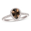 Thumbnail Image 0 of Le Vian Quartz & Diamond Ring 1/3 ct tw 14K Vanilla Gold