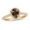 Thumbnail Image 1 of Le Vian Quartz & Diamond Ring 1/3 ct tw 14K Honey Gold