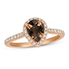 Thumbnail Image 0 of Le Vian Quartz & Diamond Ring 1/3 ct tw 14K Strawberry Gold