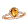 Thumbnail Image 0 of Le Vian Citrine & Diamond Ring 1/3 ct tw 14K Strawberry Gold