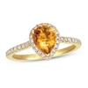 Thumbnail Image 1 of Le Vian Citrine & Diamond Ring 1/3 ct tw 14K Honey Gold