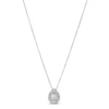 Thumbnail Image 0 of Le Vian Opal & Diamond Necklace 1/8 ct tw 14K Vanilla Gold 18"