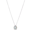 Thumbnail Image 1 of Le Vian Opal & Diamond Necklace 1/8 ct tw 14K Vanilla Gold 18&quot;