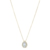 Thumbnail Image 1 of Le Vian Opal & Diamond Necklace 1/8 ct tw 14K Honey Gold 18&quot;