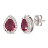 Thumbnail Image 0 of Le Vian Rhodolite & Diamond Earrings 1/4 ct tw 14K Vanilla Gold