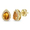 Thumbnail Image 1 of Le Vian Citrine & Diamond Earrings 1/4 ct tw 14K Honey Gold