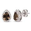 Thumbnail Image 0 of Le Vian Quartz & Diamond Earrings 1/4 ct tw 14K Vanilla Gold