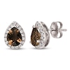 Thumbnail Image 1 of Le Vian Quartz & Diamond Earrings 1/4 ct tw 14K Vanilla Gold