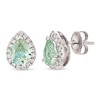 Thumbnail Image 1 of Le Vian Quartz & Diamond Earrings 1/4 ct tw 14K Vanilla Gold