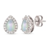 Thumbnail Image 0 of Le Vian Opal & Diamond Earrings 1/4 ct tw 14K Vanilla Gold