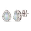 Thumbnail Image 1 of Le Vian Opal & Diamond Earrings 1/4 ct tw 14K Vanilla Gold