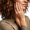 Thumbnail Image 2 of Lavender Lab-Created Opal/White Lab-Created Sapphire/Amethyst Ring Sterling Silver